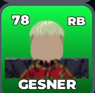 GESNER card, 78 OVR, B MUNCHEN