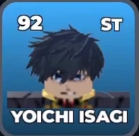 YOICHI ISAGI card, 92 OVR, B MUNCHEN