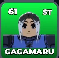 GAGAMARU card, 61 OVR, FIRST SELECTION