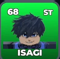 ISAGI card, 68 OVR, FIRST SELECTION