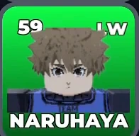 NARUHAYA card, 59 OVR, FIRST SELECTION