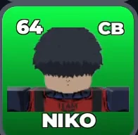 NIKO card, 64 OVR, FIRST SELECTION