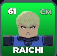 RAICHI card, 61 OVR, FIRST SELECTION