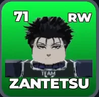 ZANTETSU card, 71 OVR, FIRST SELECTION