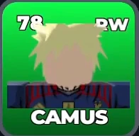 CAMUS card, 78 OVR, FRANCE U-20 SQUAD