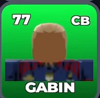 GABIN card, 77 OVR, FRANCE U-20 SQUAD