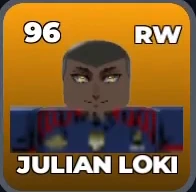 JULIAN LOKI card, 96 OVR, FRANCE U-20 SQUAD