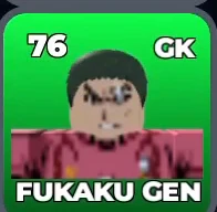 FUKAKU GEN card, 76 OVR, JAPAN U-20 SQUAD
