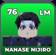 NANASE NIJIRO card, 76 OVR, JAPAN U-20 SQUAD