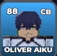 OLIVER AIKU card, 88 OVR, JAPAN U-20 SQUAD