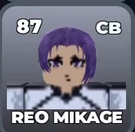 REO MIKAGE card, 87 OVR, JAPAN U-20 SQUAD