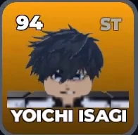 YOICHI ISAGI card, 94 OVR, JAPAN U-20 SQUAD