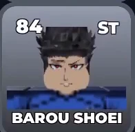 BAROU SHOEI card, 84 OVR, JAPAN VS U-20 MATCH