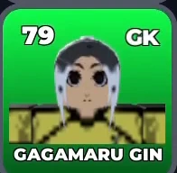 GAGAMARU GIN card, 79 OVR, JAPAN VS U-20 MATCH