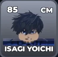 ISAGI YOICHI card, 85 OVR, JAPAN VS U-20 MATCH