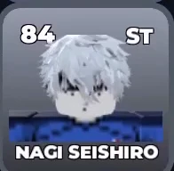 NAGI SEISHIRO card, 84 OVR, JAPAN VS U-20 MATCH