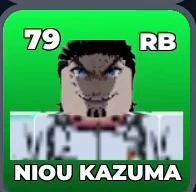 NIOU KAZUMA card, 79 OVR, JAPAN VS U-20 MATCH