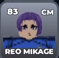 REO MIKAGE card, 83 OVR, JAPAN VS U-20 MATCH