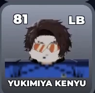 YUKIMIYA KENYU card, 81 OVR, JAPAN VS U-20 MATCH