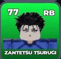 ZANTETSU TSURUGI card, 77 OVR, JAPAN VS U-20 MATCH