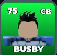 BUSBY card, 75 OVR, MANSHINE CITY