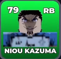 NIOU KAZUMA card, 79 OVR, MANSHINE CITY