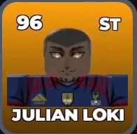 JULIAN LOKI card, 96 OVR, NEW GENERATION WORLD XI