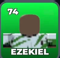 EZEKIEL card, 74 OVR, NIGERIA U-20 SQUAD
