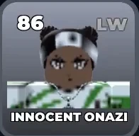 INNOCENT ONAZI card, 86 OVR, NIGERIA U-20 SQUAD