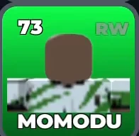 MOMODU card, 73 OVR, NIGERIA U-20 SQUAD