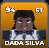 DADA SILVA card, 94 OVR, PROS / MASTER STRIKERS