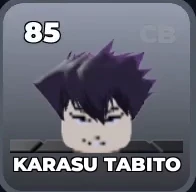 KARASU TABITO card, 85 OVR, PXG