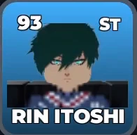 RIN ITOSHI card, 93 OVR, PXG