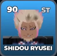 SHIDOU RYUSEI card, 90 OVR, PXG