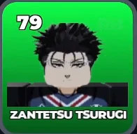 ZANTETSU TSURUGI card, 79 OVR, PXG