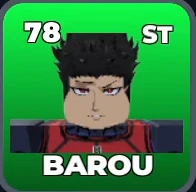 BAROU card, 78 OVR, SECOND SELECTION