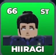 HIIRAGI card, 66 OVR, SECOND SELECTION