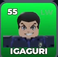 IGAGURI card, 55 OVR, SECOND SELECTION