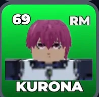 KURONA card, 69 OVR, SECOND SELECTION