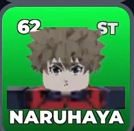 NARUHAYA card, 62 OVR, SECOND SELECTION
