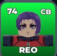 REO card, 74 OVR, SECOND SELECTION