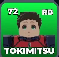 TOKIMITSU card, 72 OVR, SECOND SELECTION