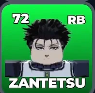 ZANTETSU card, 72 OVR, SECOND SELECTION