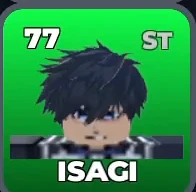 ISAGI card, 77 OVR, THIRD SELECTION