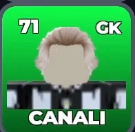 CANALI card, 71 OVR, UBERS