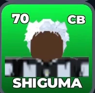 SHIGUMA card, 70 OVR, UBERS